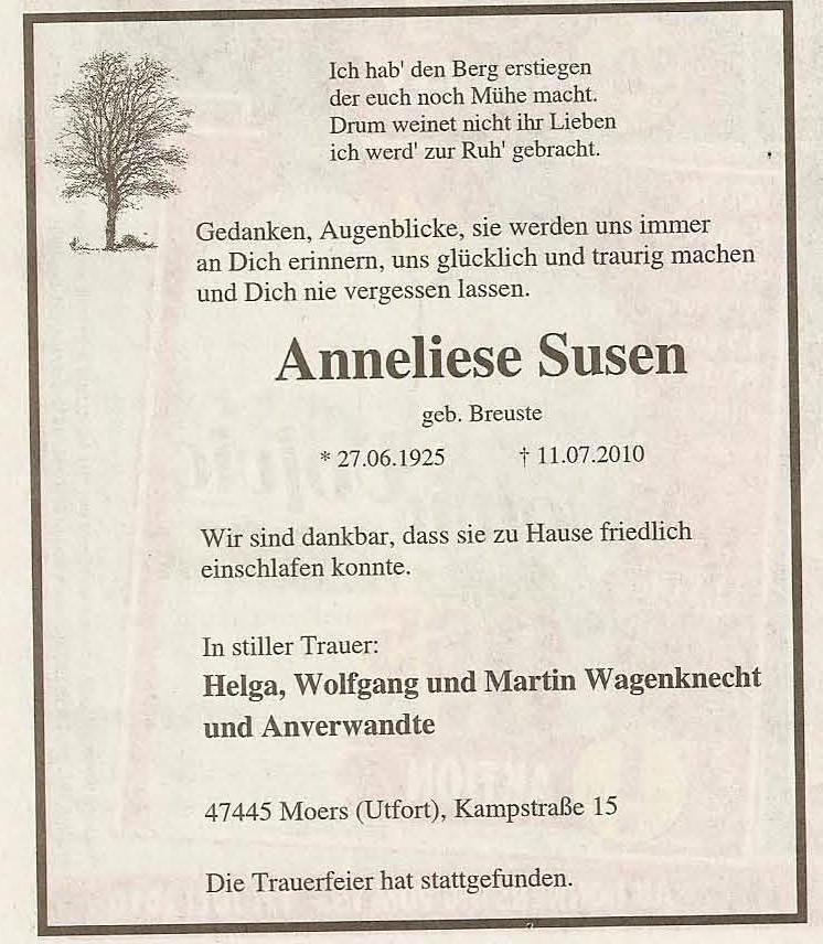 2010_Todesanzeige_Anneliese_Susen